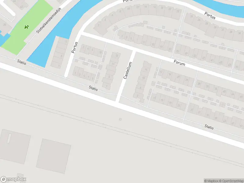 Brandweer naar de Castellum in Poortugaal vanwege gebouwbrand