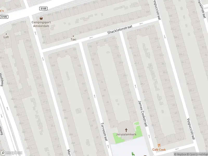 Ambulance met gepaste spoed naar de Shackletonstraat in Amsterdam