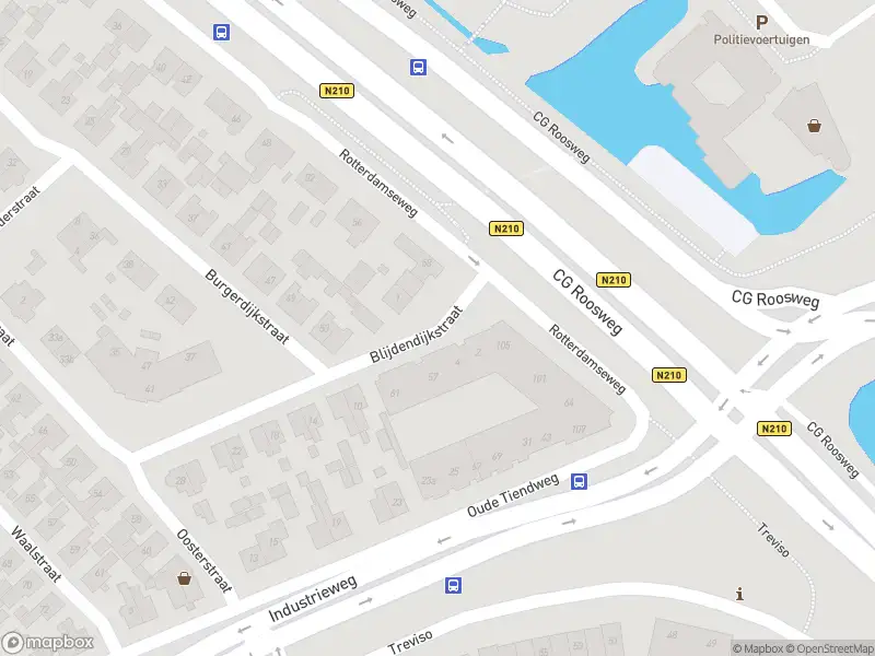 Ambulance met gepaste spoed naar de Blijdendijkstraat in Krimpen aan den IJssel