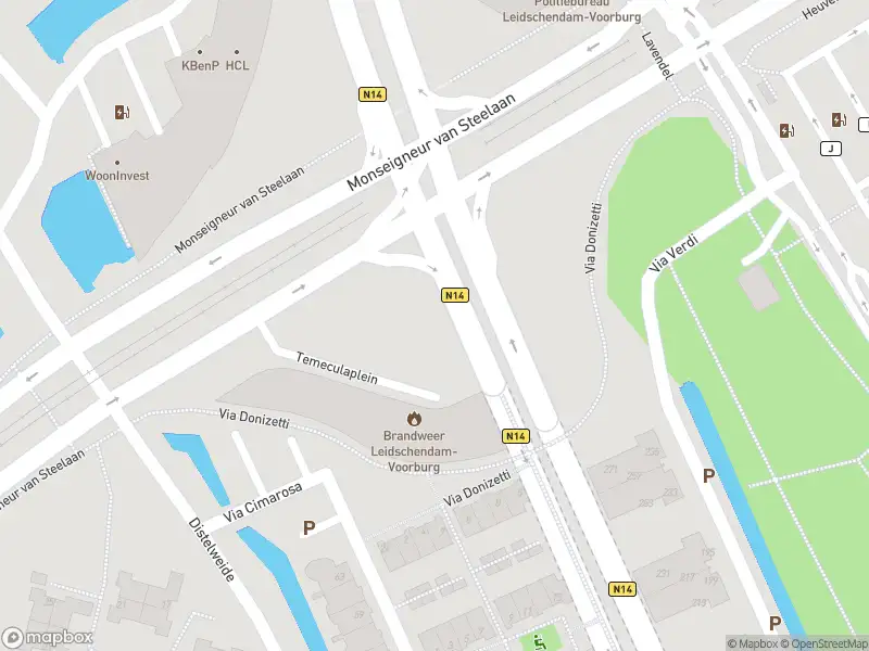 Ambulance met grote spoed naar de Via Verdi in Voorburg