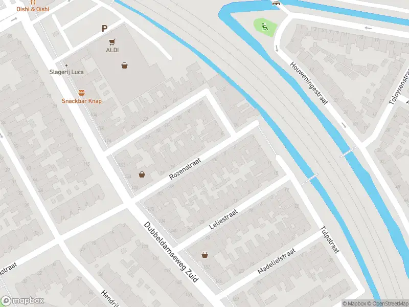 Ambulance met grote spoed naar de Rozenstraat in Dordrecht