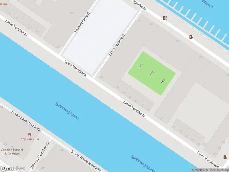 Ambulance met grote spoed naar de Levie Vorstkade in Rotterdam