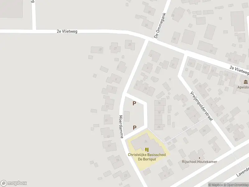 Brandweer met grote spoed naar de Moerdamme in Oostdijk vanwege reanimatie