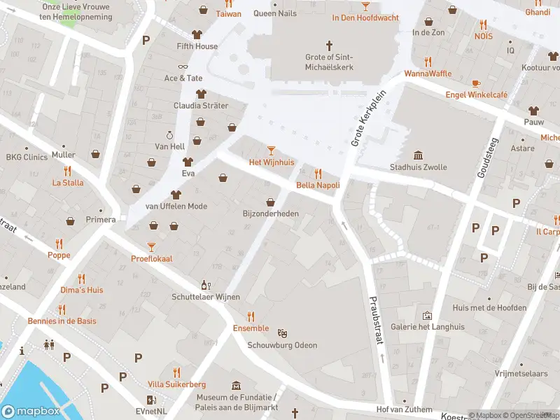 Brandweer met gepaste spoed naar de Papenstraat in Zwolle vanwege afgaan automatisch brandalarm