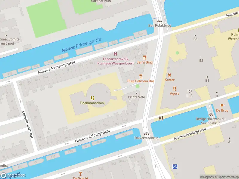 Besteld ambulance vervoer naar de Korte Lepelstraat in Amsterdam