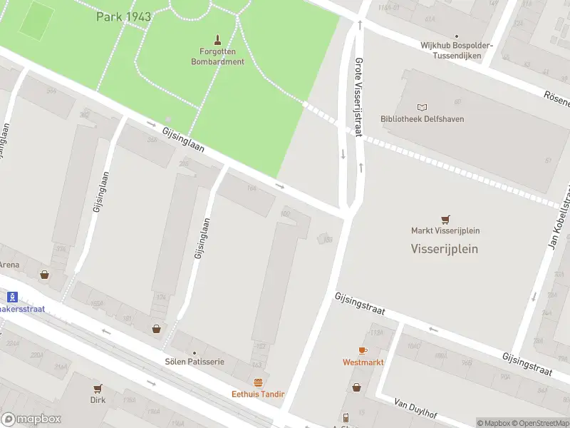 Ambulance naar de Gijsinglaan in Rotterdam