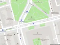 Brandweer met gepaste spoed naar de Westeinde in Amsterdam