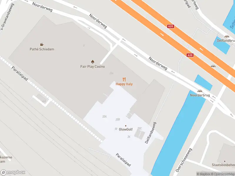 Ambulance met grote spoed naar de Noorderweg in Schiedam
