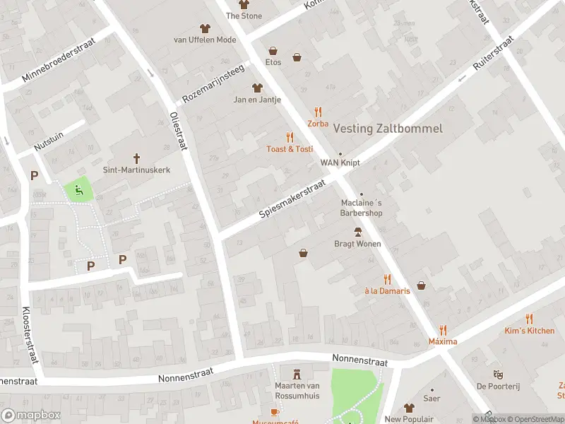 Brandweer naar de Spiesmakerstraat in Zaltbommel vanwege gebouwbrand