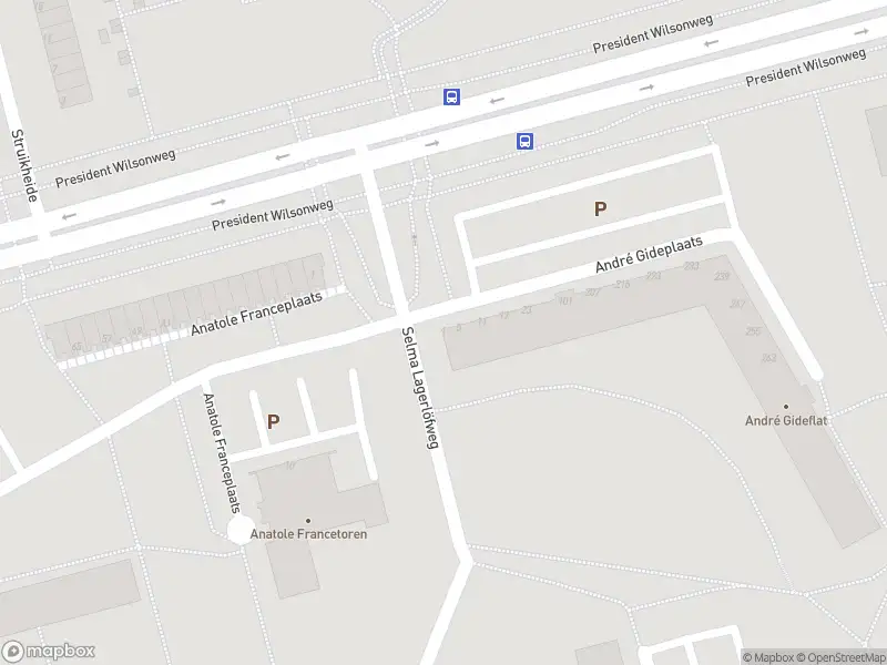 Ambulance met grote spoed naar de André Gideplaats in Rotterdam