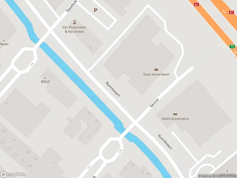 Politie naar de Ruimtevaart in Amersfoort vanwege aanrijding met letsel