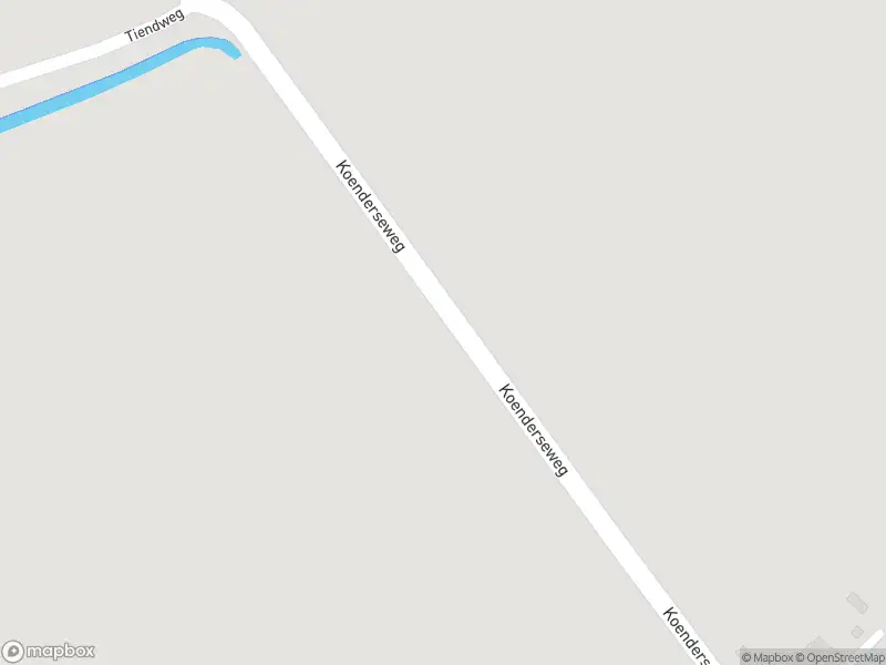 Politie naar de Koenderseweg in Oosterwijk vanwege aanrijding met letsel