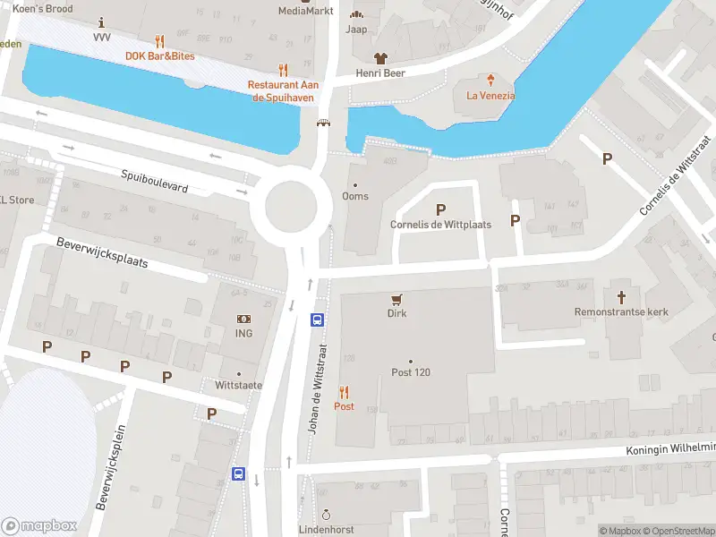 Ambulance met grote spoed naar de Johan de Wittstraat in Dordrecht