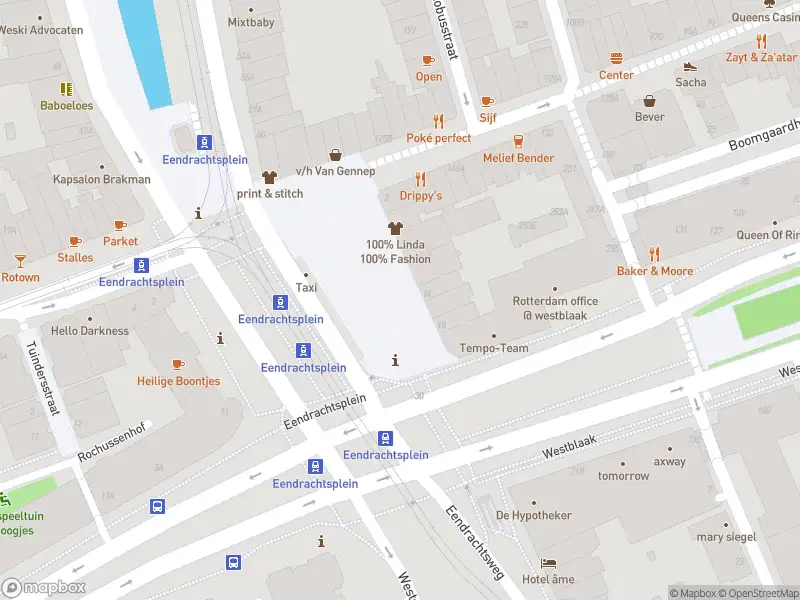 Ambulance met grote spoed naar de Eendrachtsplein in Rotterdam