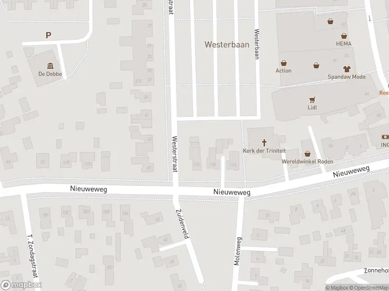 Brandweer met gepaste spoed naar de Bernhardpassage in Roden vanwege afgaan rookmelder