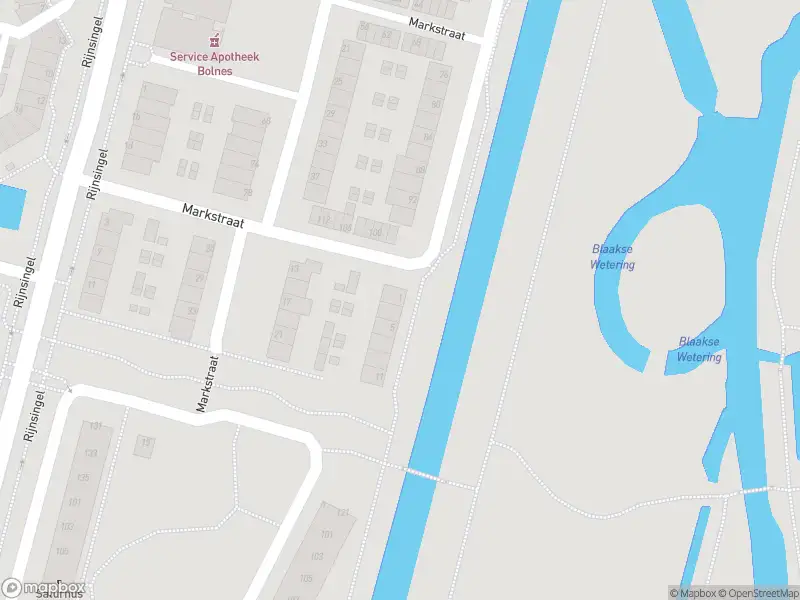 Ambulance met gepaste spoed naar de Markstraat in Ridderkerk