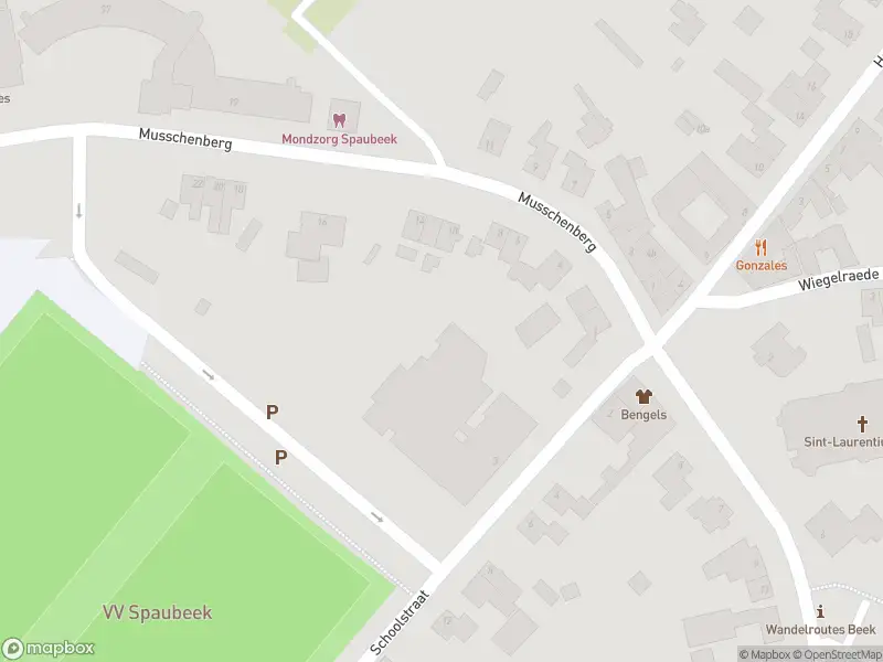 Politie naar de Musschenberg in Spaubeek vanwege aanrijding met letsel