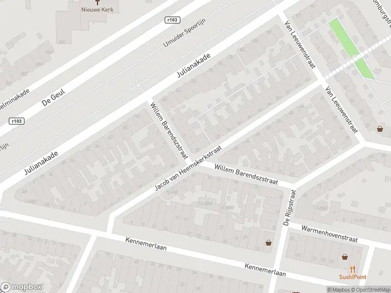 Ambulance met grote spoed naar de Willem Barendszstraat in IJmuiden