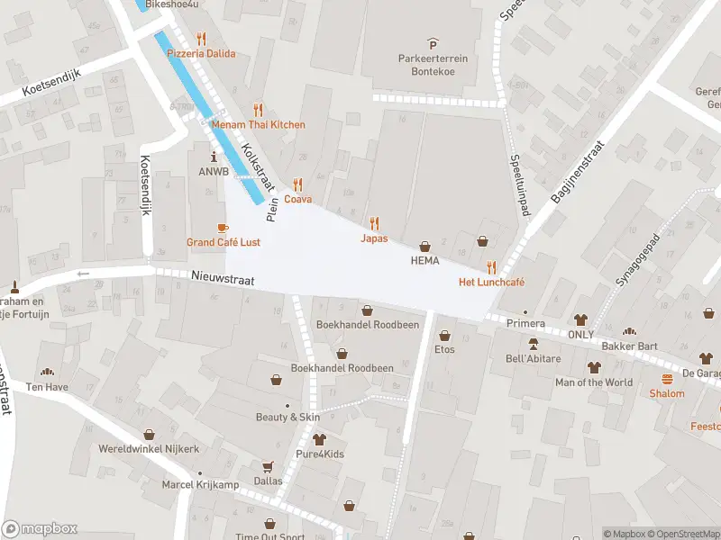 Politie naar de Plein in Nijkerk