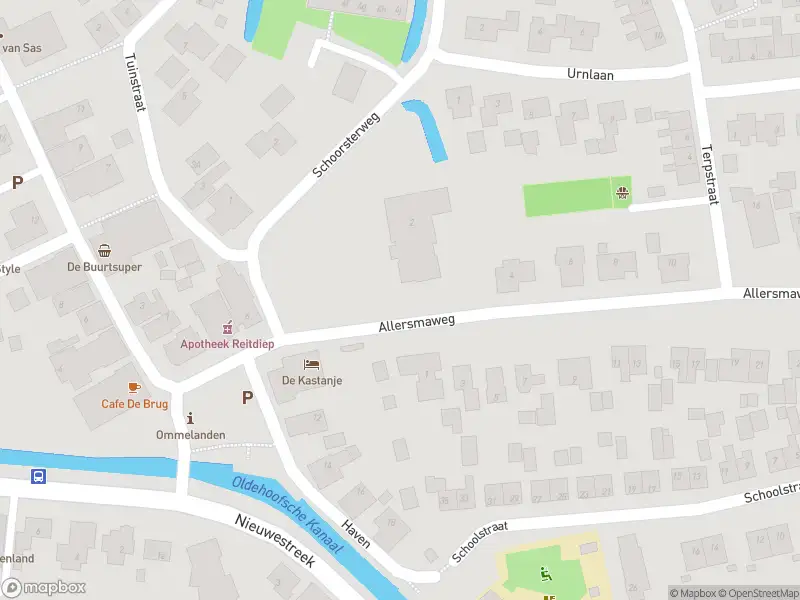 Brandweer met grote spoed naar de Van Swinderenweg in Ezinge vanwege voertuigen te water