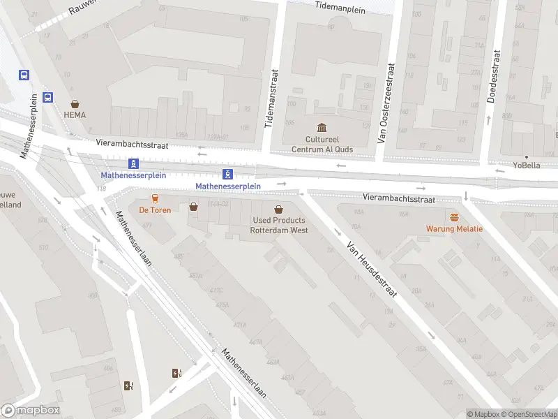 Ambulance met grote spoed naar de Van Heusdestraat in Rotterdam