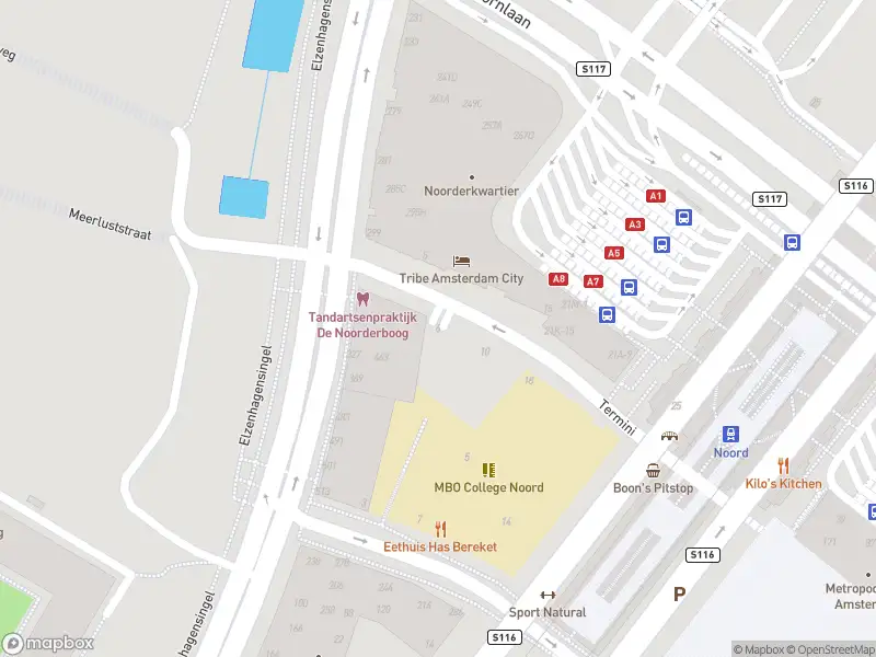 Ambulance met gepaste spoed naar de Termini in Amsterdam