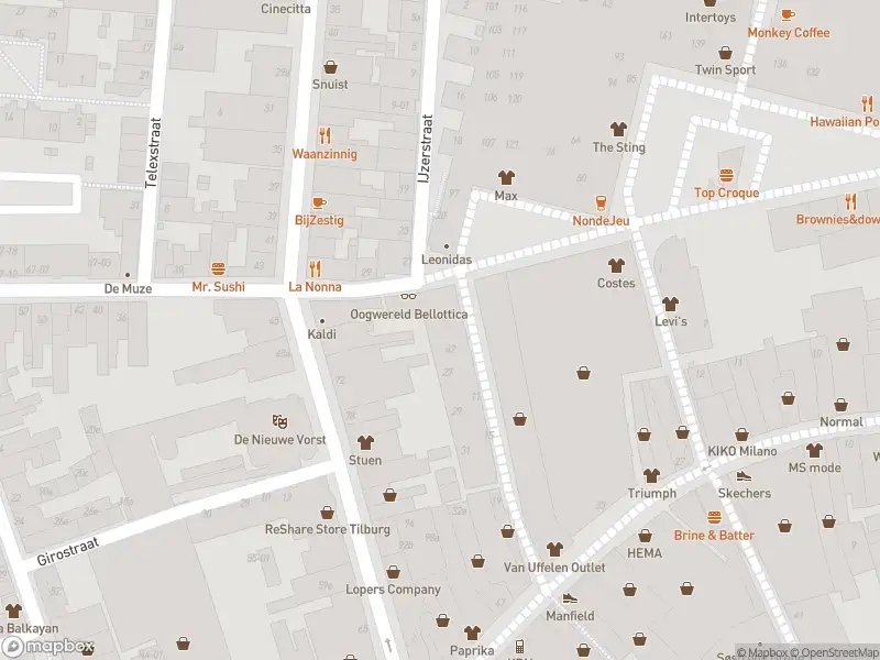 Overlastmelding Stadhuisstraat in 5038XZ Tilburg gesloten