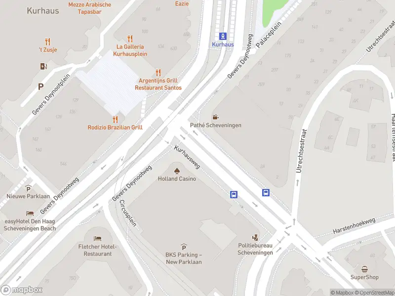 Ambulance met gepaste spoed naar de Kurhausweg in 's-Gravenhage