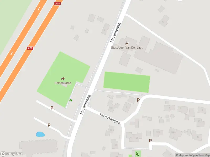 Brandweer met gepaste spoed naar de Moraineweg in Spier vanwege middelgrote brand