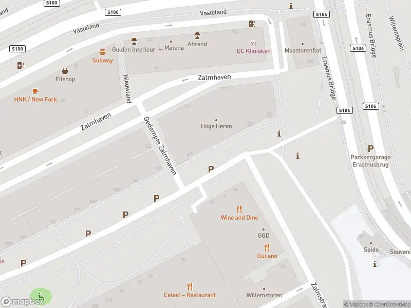 Besteld ambulance vervoer naar de Gedempte Zalmhaven in Rotterdam