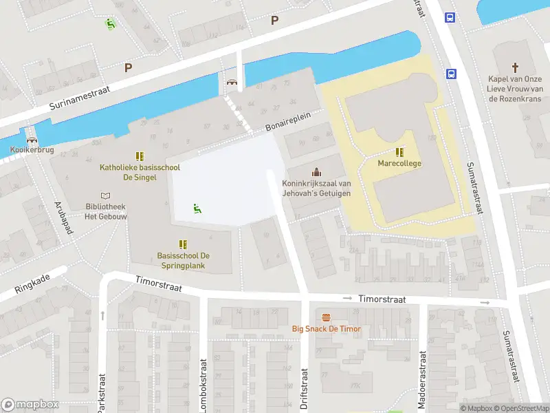 Brandweer met gepaste spoed naar de Bonaireplein in Leiden vanwege afgaan automatisch brandalarm