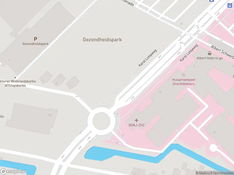 Politie naar de Karel Lotsyweg in Dordrecht vanwege ongeval met letsel