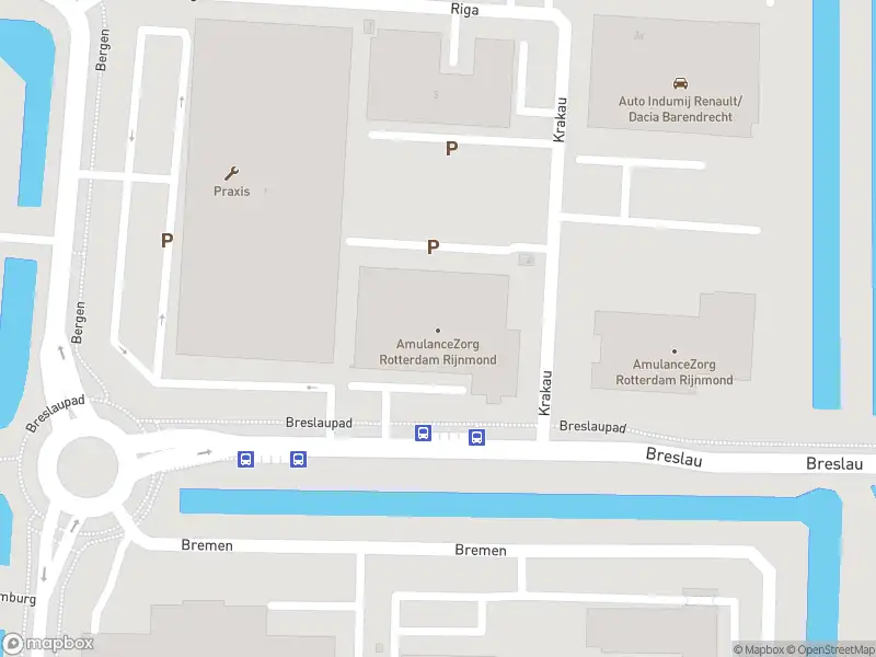 Ambulance met gepaste spoed naar de Breslau in Barendrecht