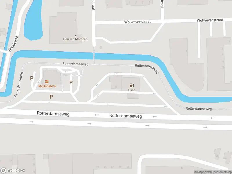 Politie naar de Rotterdamseweg in Ridderkerk vanwege ongeval met letsel