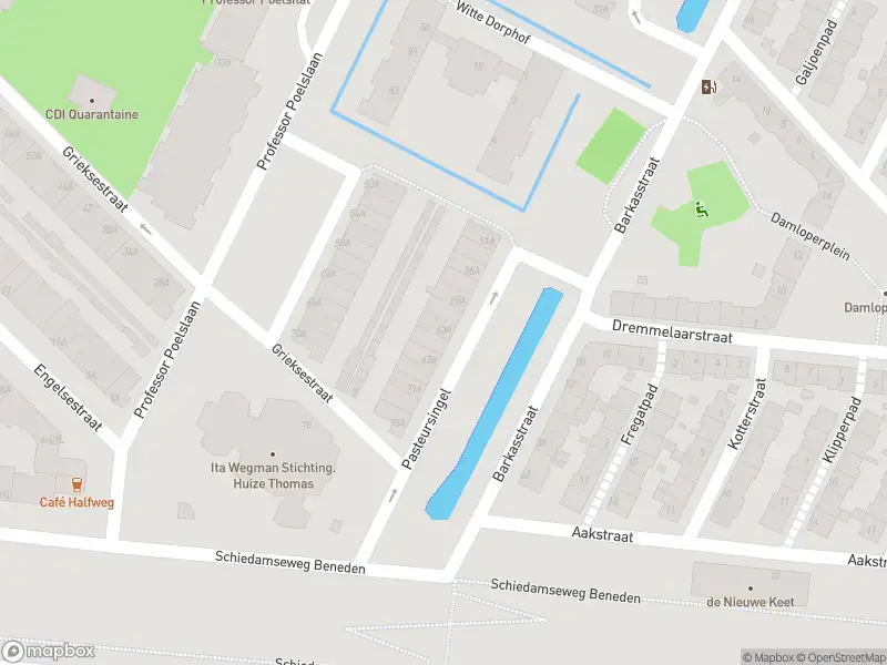 Ambulance met grote spoed naar de Pasteursingel in Rotterdam