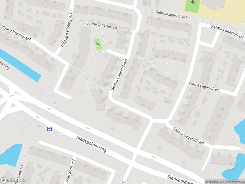 Ambulance met gepaste spoed naar de Selma Lagerlöf-erf in Dordrecht