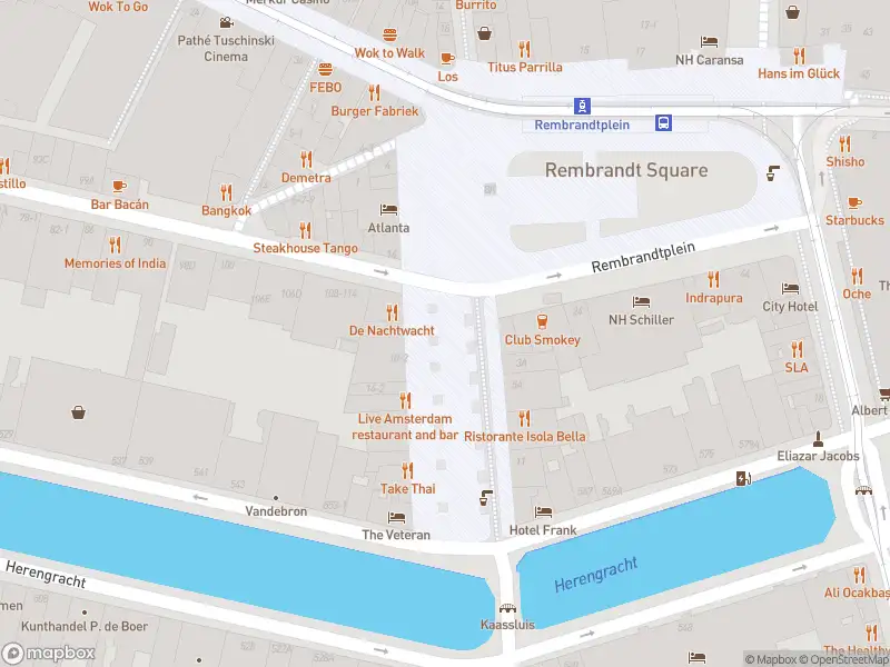 Ambulance met grote spoed naar de Thorbeckeplein in Amsterdam