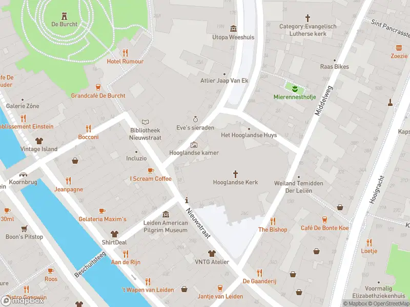 Ambulance met grote spoed naar de Nieuwstraat in Leiden