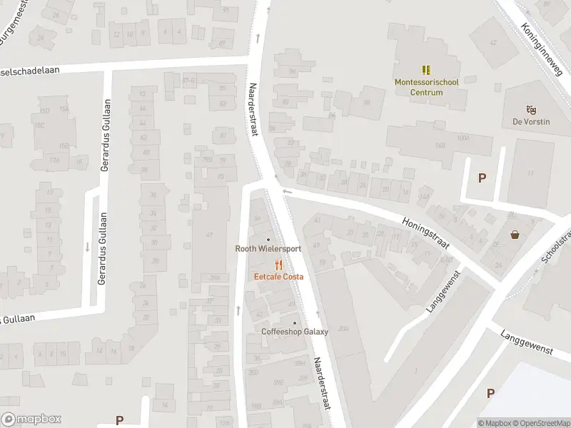 Brandweer met gepaste spoed naar de Nieuwe Doelenstraat in Hilversum vanwege stormschade