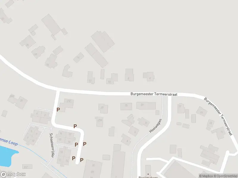 Politie naar de Burgemeester Termeerstraat in Mierlo vanwege voertuigen te water