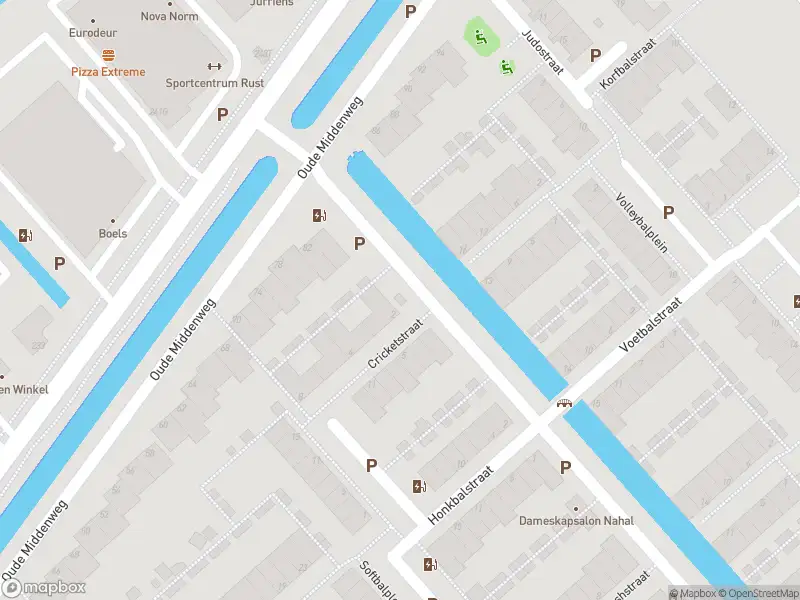 Brandweer met gepaste spoed naar de Sportsingel in 's-Gravenhage vanwege stormschade