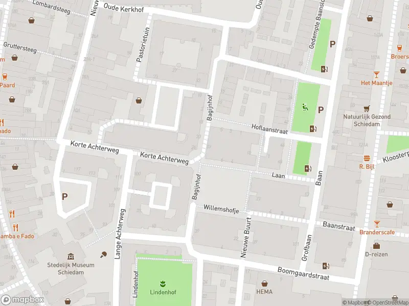 Politie naar de Hoogstraat in Schiedam