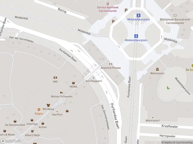 Politie naar de Portlandse Baan in Barendrecht vanwege ongeval met letsel