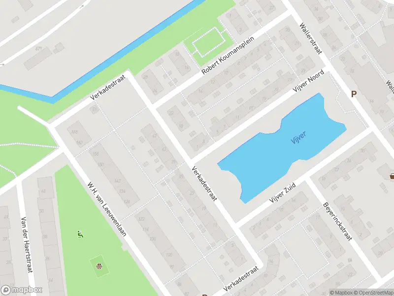 Brandweer met gepaste spoed naar de Vijver Noord in Delft vanwege stormschade