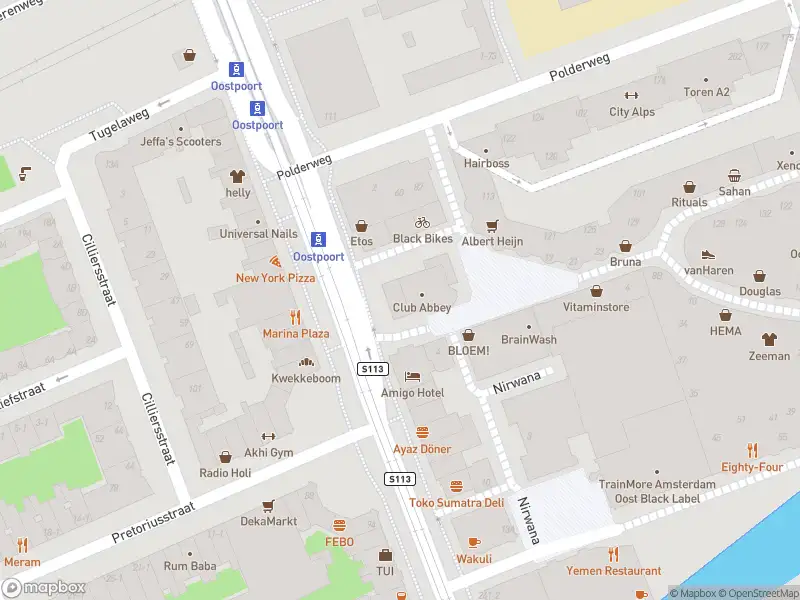 Ambulance met gepaste spoed naar de Land van Cocagneplein in Amsterdam