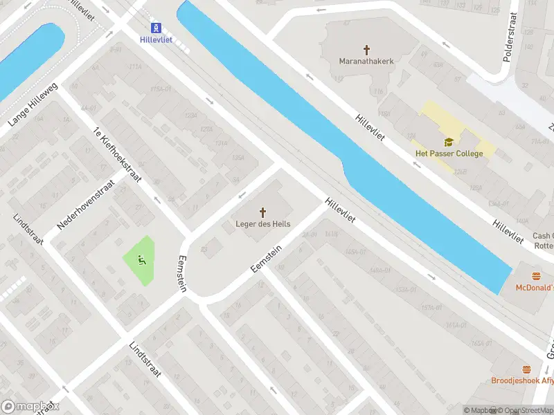 Ambulance met grote spoed naar de Hillevliet in Rotterdam