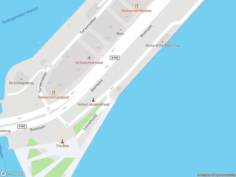 Ambulance met grote spoed naar de Leuvehoofd in Rotterdam