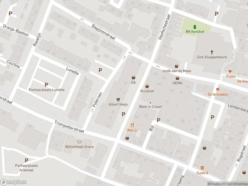 Politie naar de Torenplein in Grave vanwege ongeval met letsel