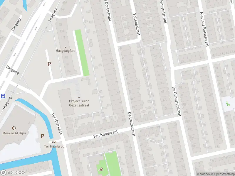 112 melding Ambulance met gepaste spoed naar de Ter Haarkade in Leiden