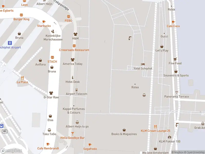 Brandweer met gepaste spoed naar de Vertrekpassage in Schiphol vanwege stankoverlast